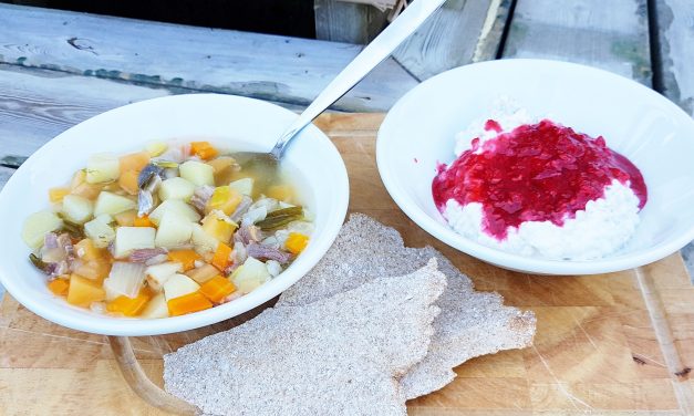 Kvensk sildegrynssuppe – hyvä så det holder